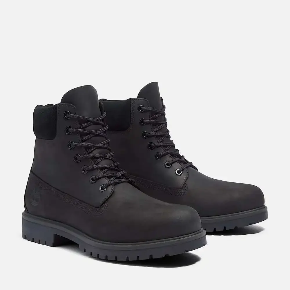 TIMBERLAND 25 MEN'S 10 BLACK FULL GRAIN 6 INCH WATERPROOF BOOT NIB